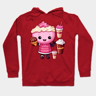 kawaii Ice cream  T-Shirt cute Candy food gilrl Hoodie